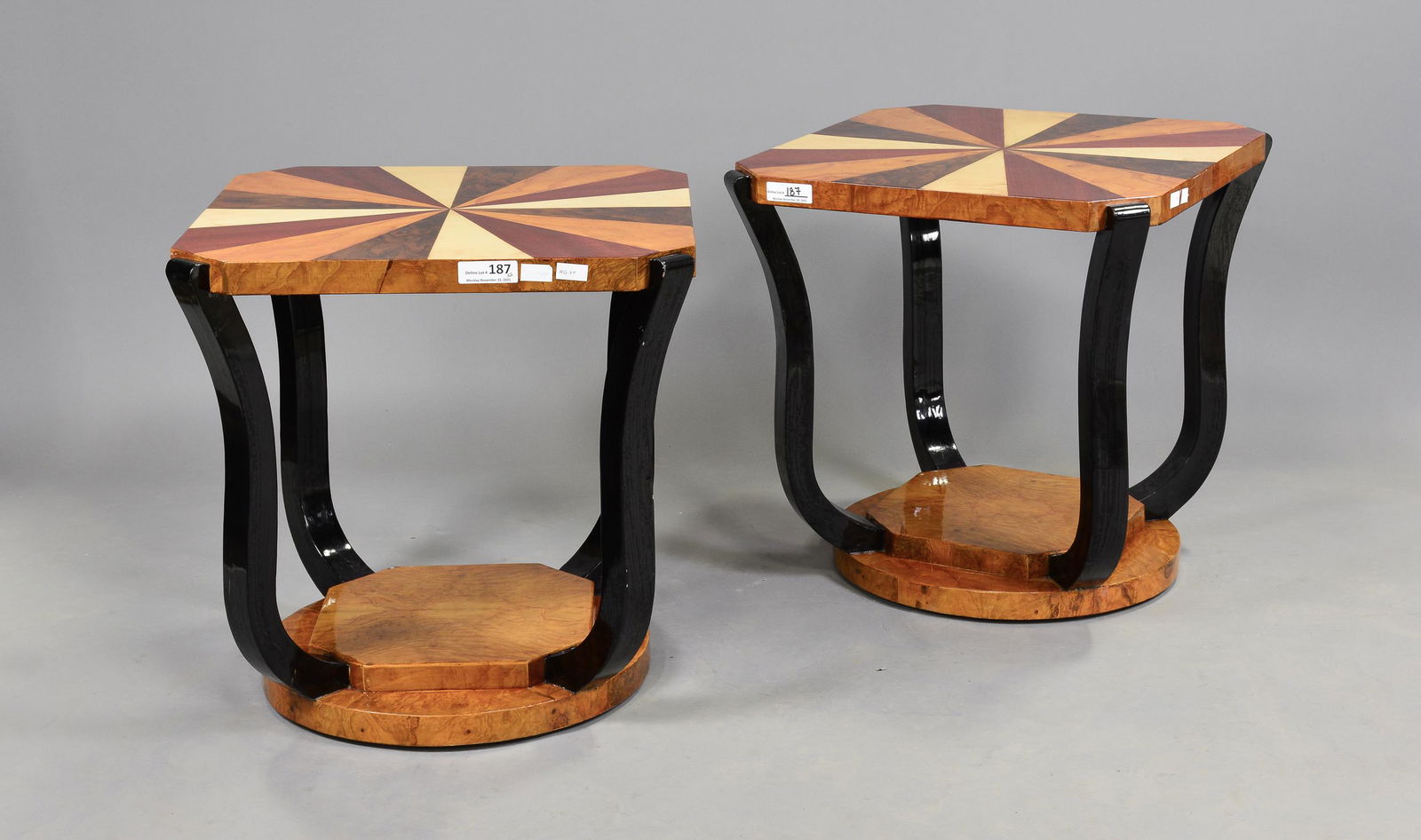 2 Art Deco Style Occasional / End Tables (1 of 2)