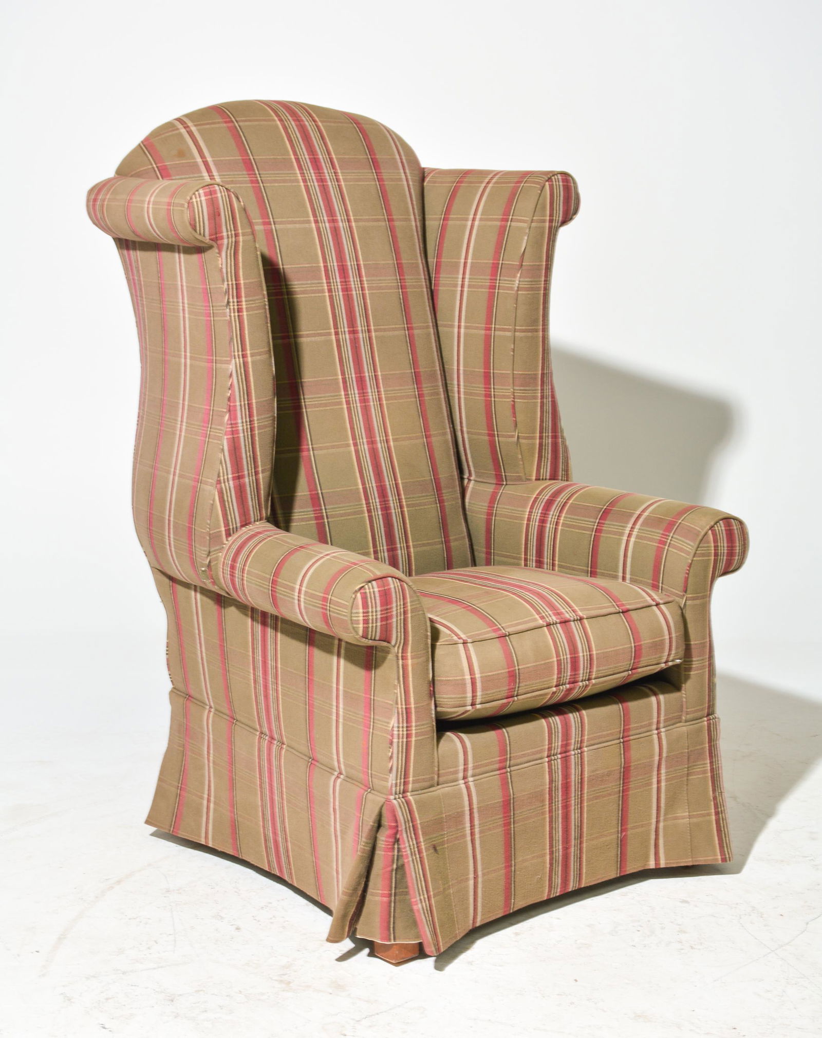 Henredon High Back Upholstered Arm Chair (1 of 8)
