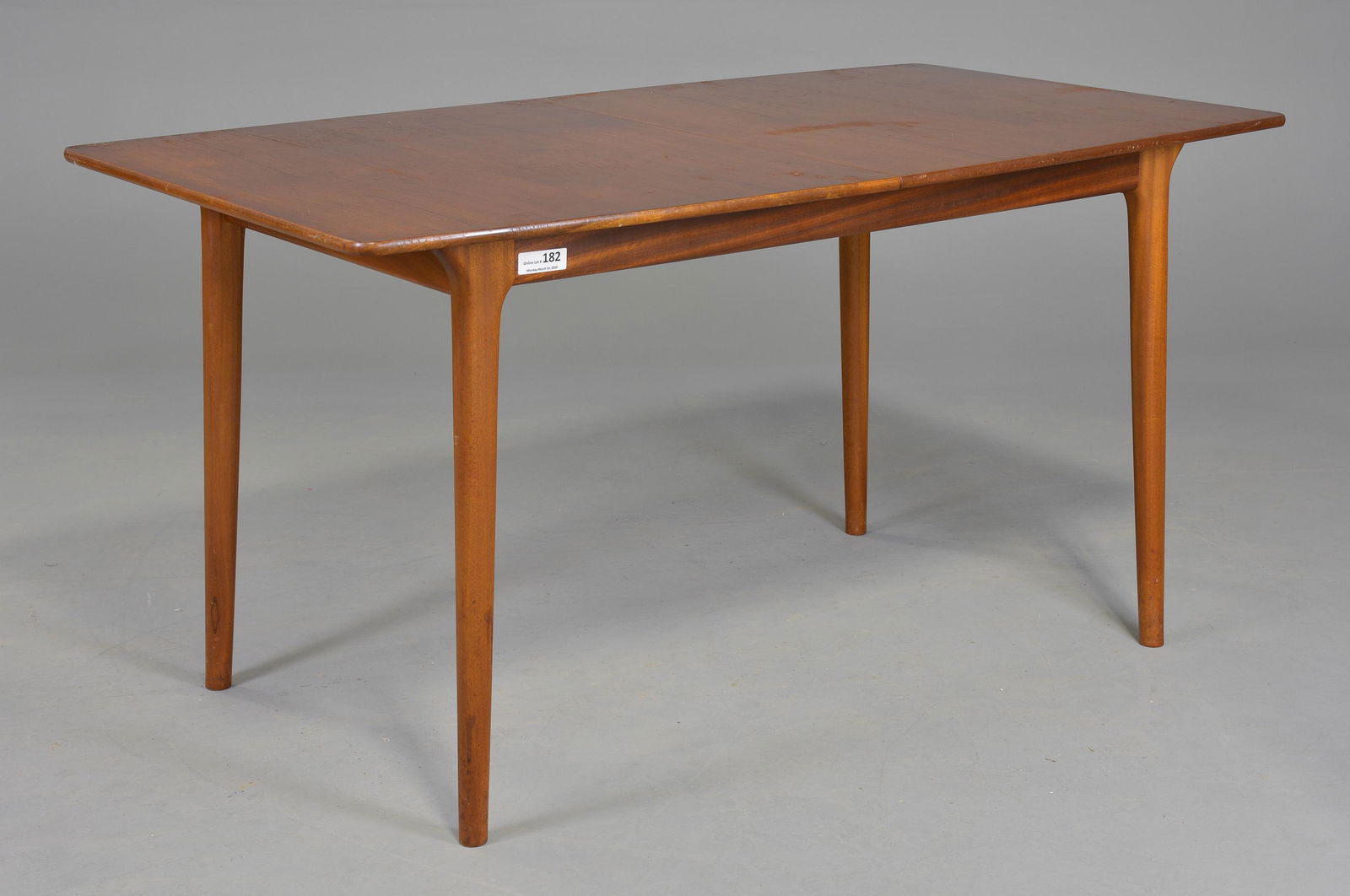 Mid Century Modern Table with Pop Up Leaf - McIntosh (1 of 8)