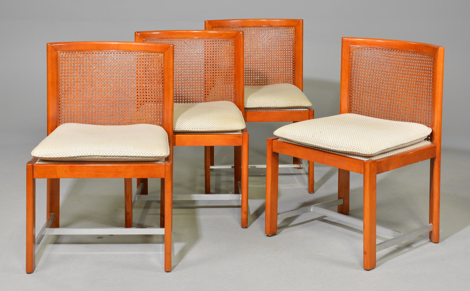 4 Mid Century Brian Palmer Chairs for Baker: 4 Danish Modern Style Brian Palmer Chairs for Baker - 32 in tall x 20 x 22