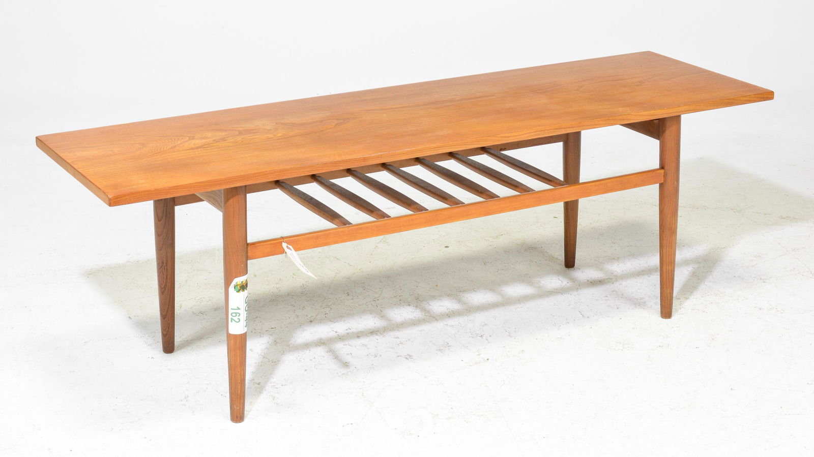 Mid Century Modern Teak Coffee Table with Shelf (1 of 3)
