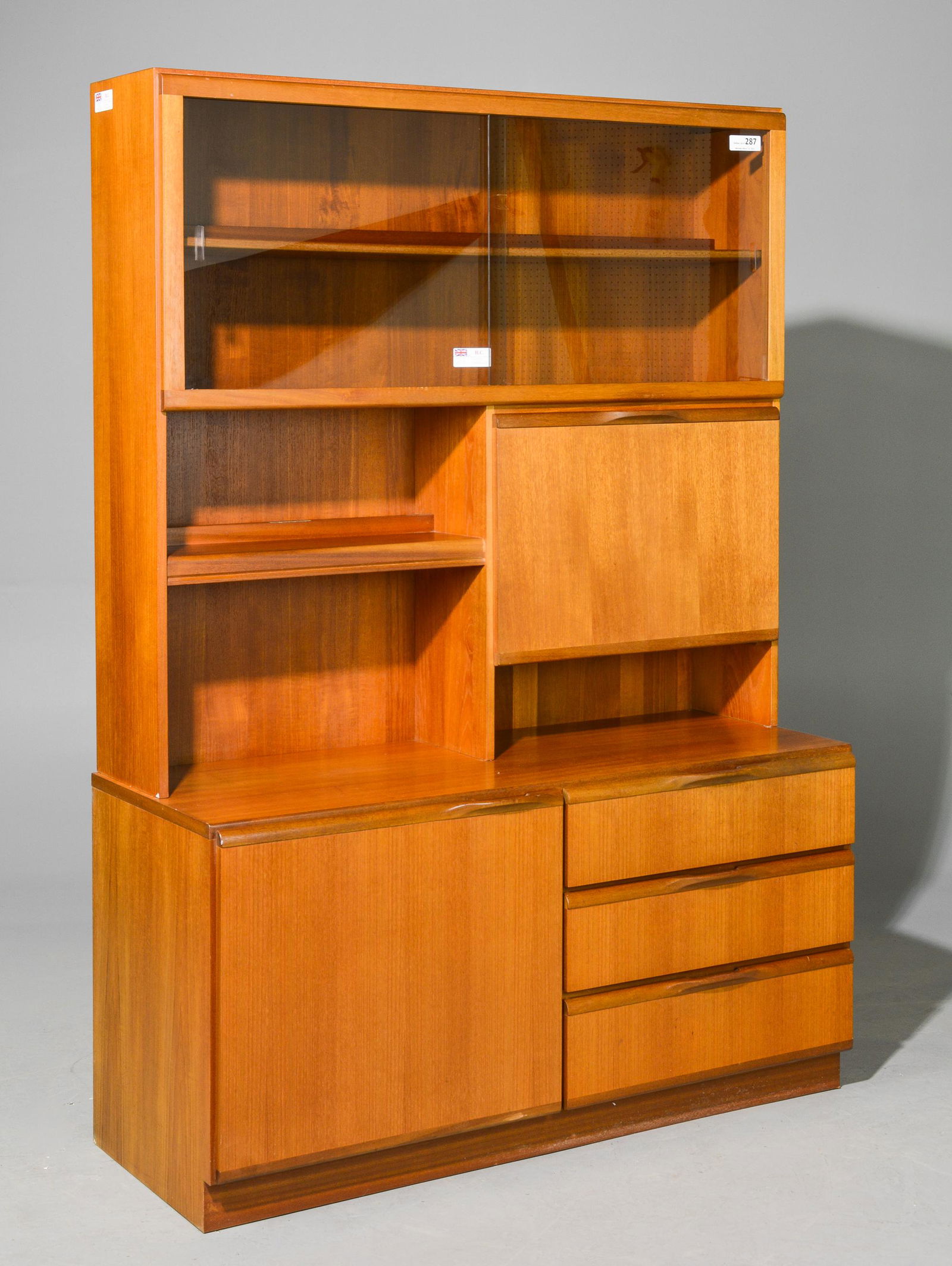 Mid Century  Bookcase / Cocktail Cabinet by McIntosh (1 of 8)