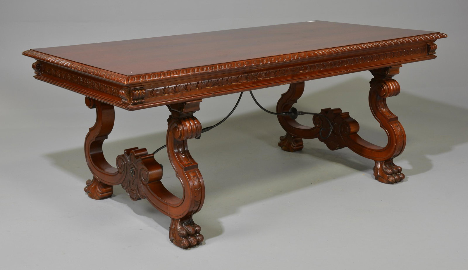 Spanish Style Carved Mahogany Table (1 of 8)