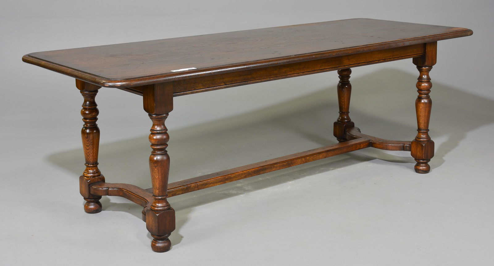 French Farm Table with Stretcher Base (1 of 5)