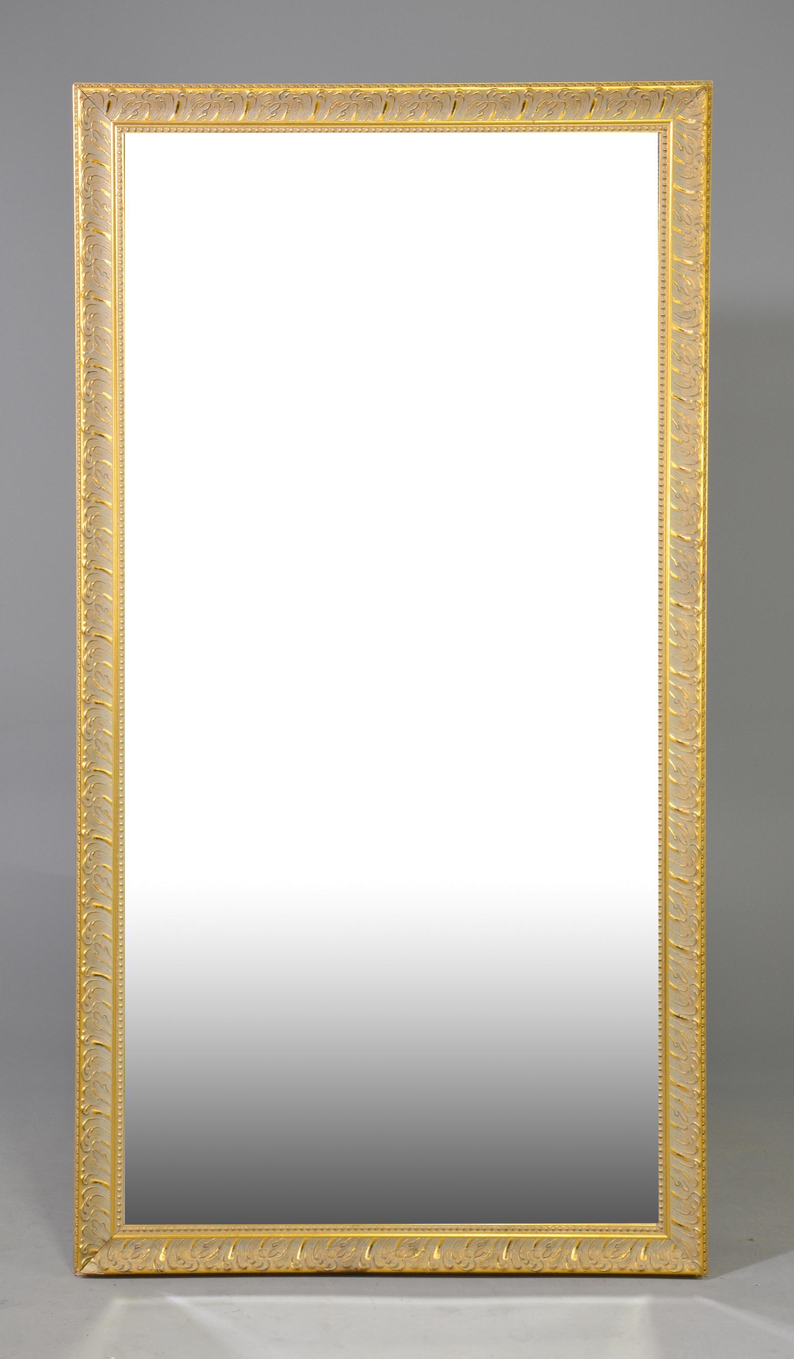 Large Gold Framed Beveled Mirror (1 of 4)