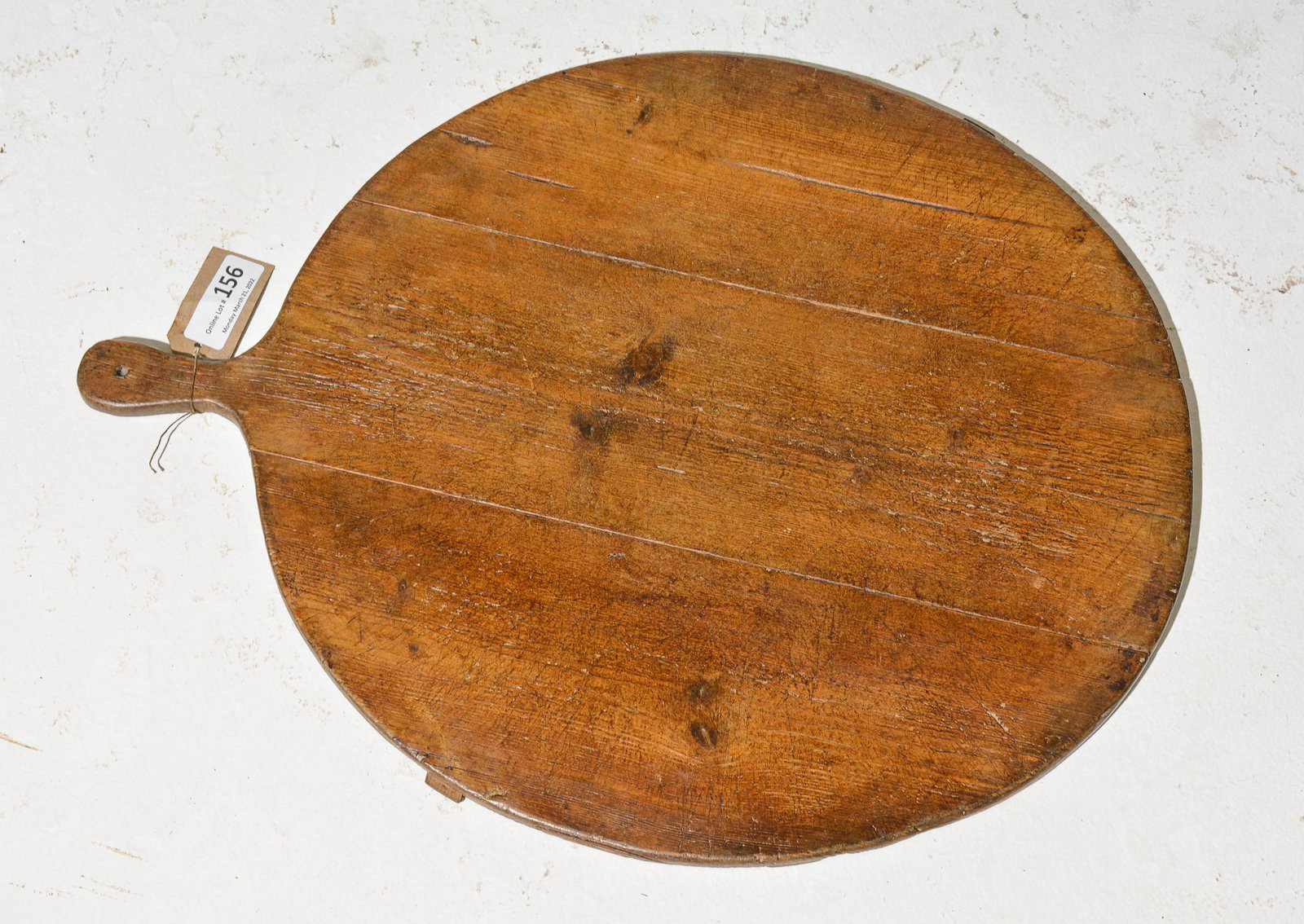 European Waxed Round Bread Board (1 of 3)