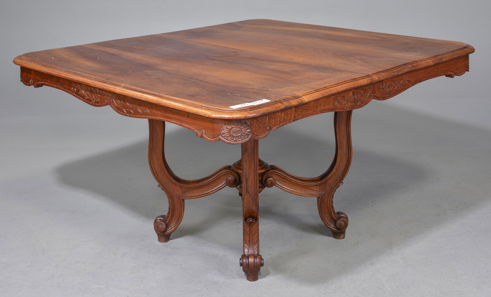 French Walnut Entry / Center Table (1 of 6)