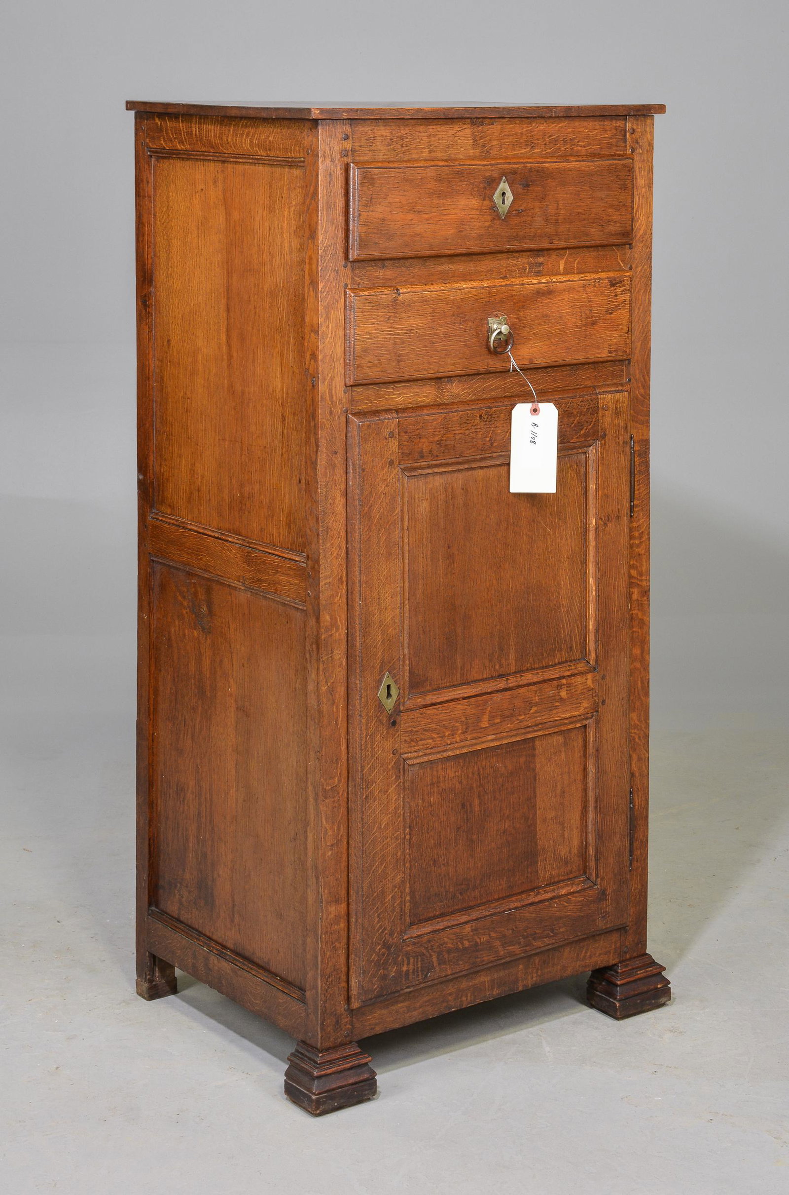French Single Door Cabinet with 2 Drawers (1 of 3)