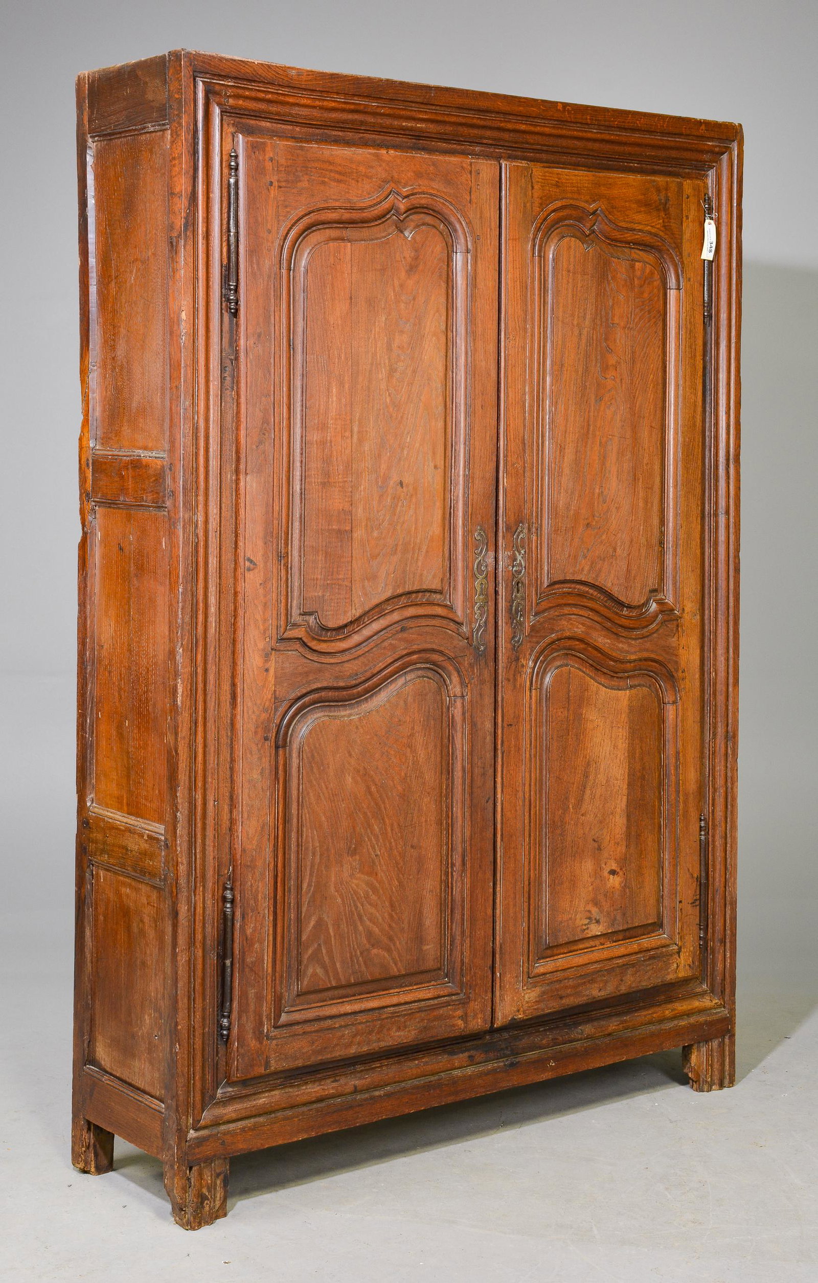 French Double Door Oak Robe / Cupboard (1 of 7)