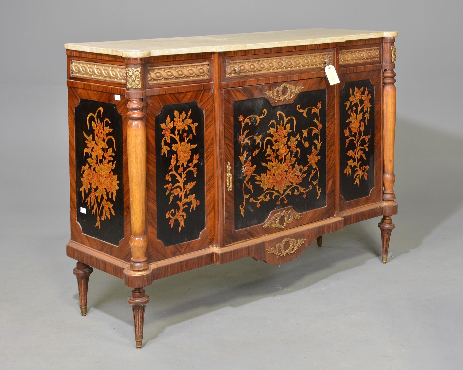 Inlaid French Style Marble Top Server (1 of 5)