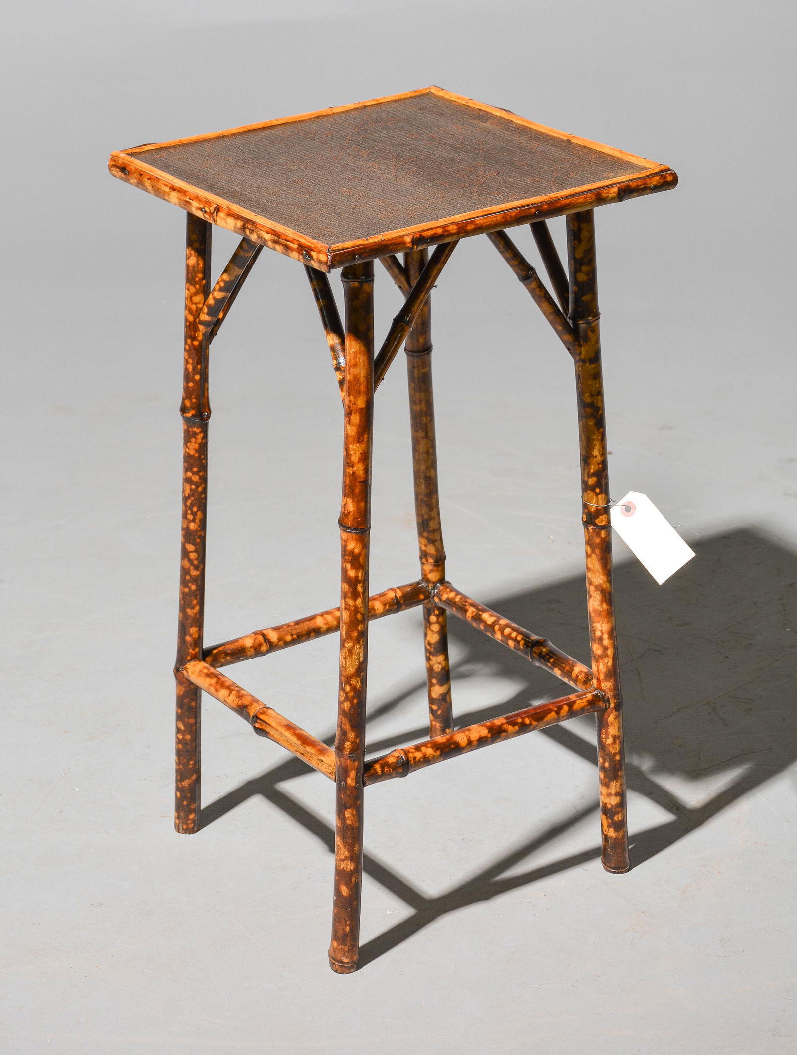 British Bamboo Table - Vine Motif (1 of 2)