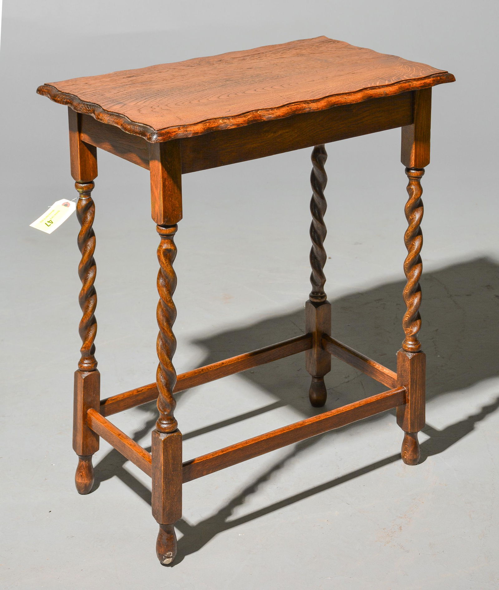 Rectangular British Oak  Barley Twist Table (1 of 2)