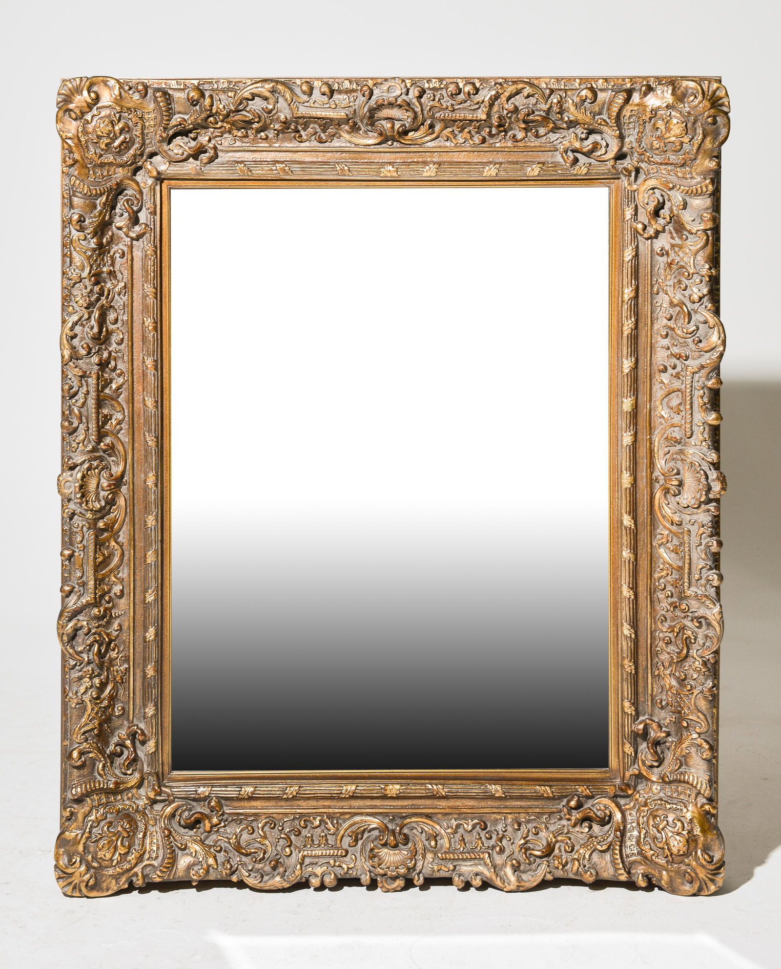 French Style Framed Beveled Mirror (1 of 3)