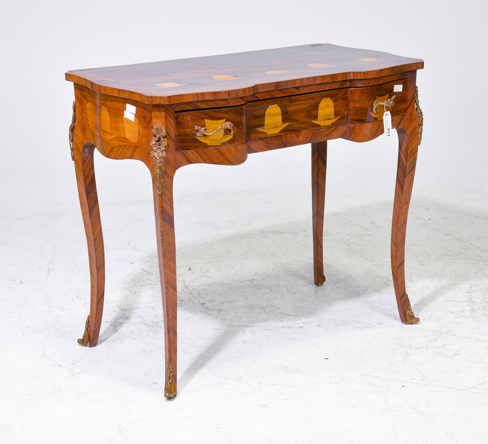 New Item, Inlaid Single Drawer Table (1 of 4)