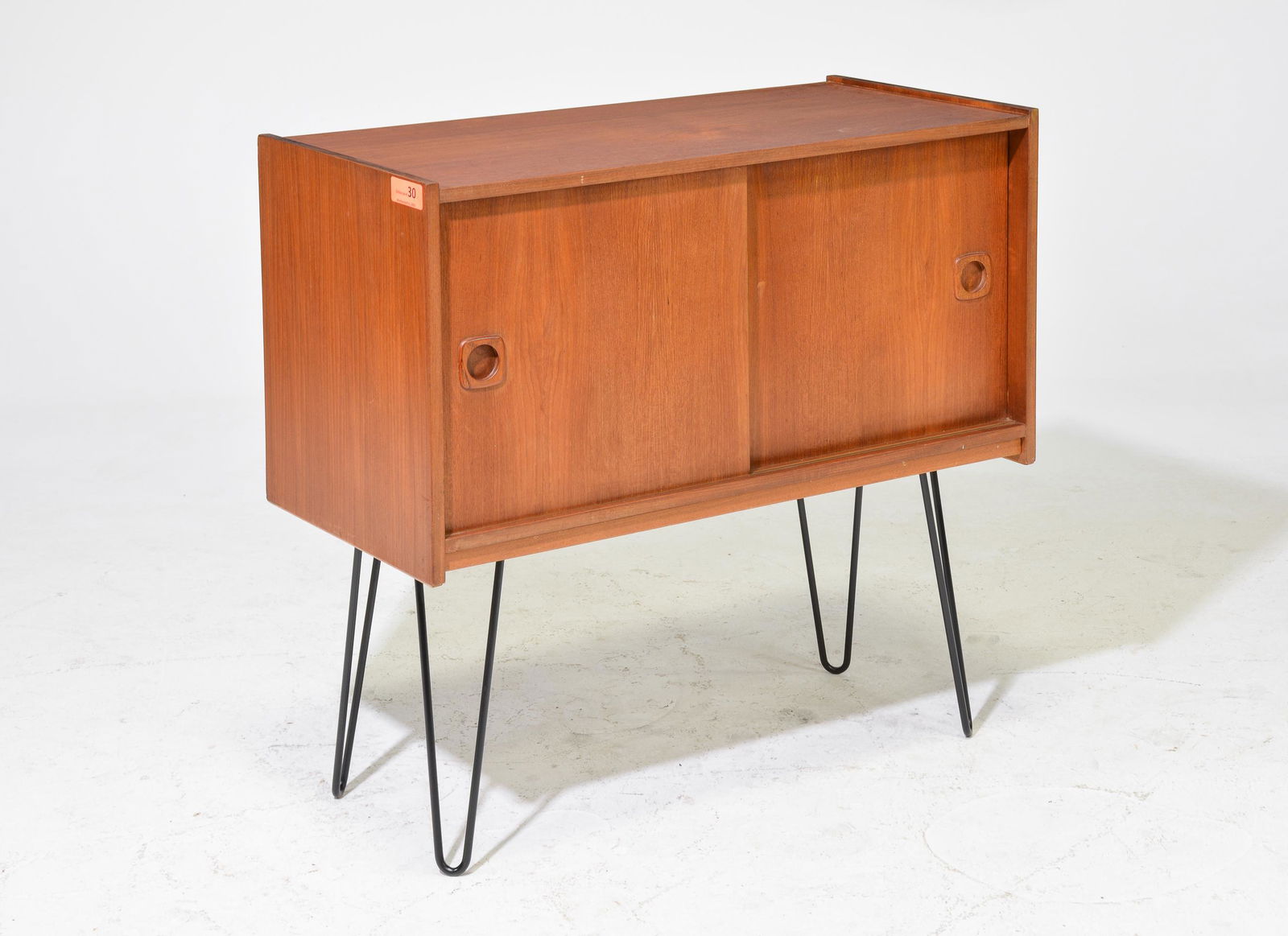 Mid Century Modern Record Cabinet on Hair Pin Legs (1 of 5)