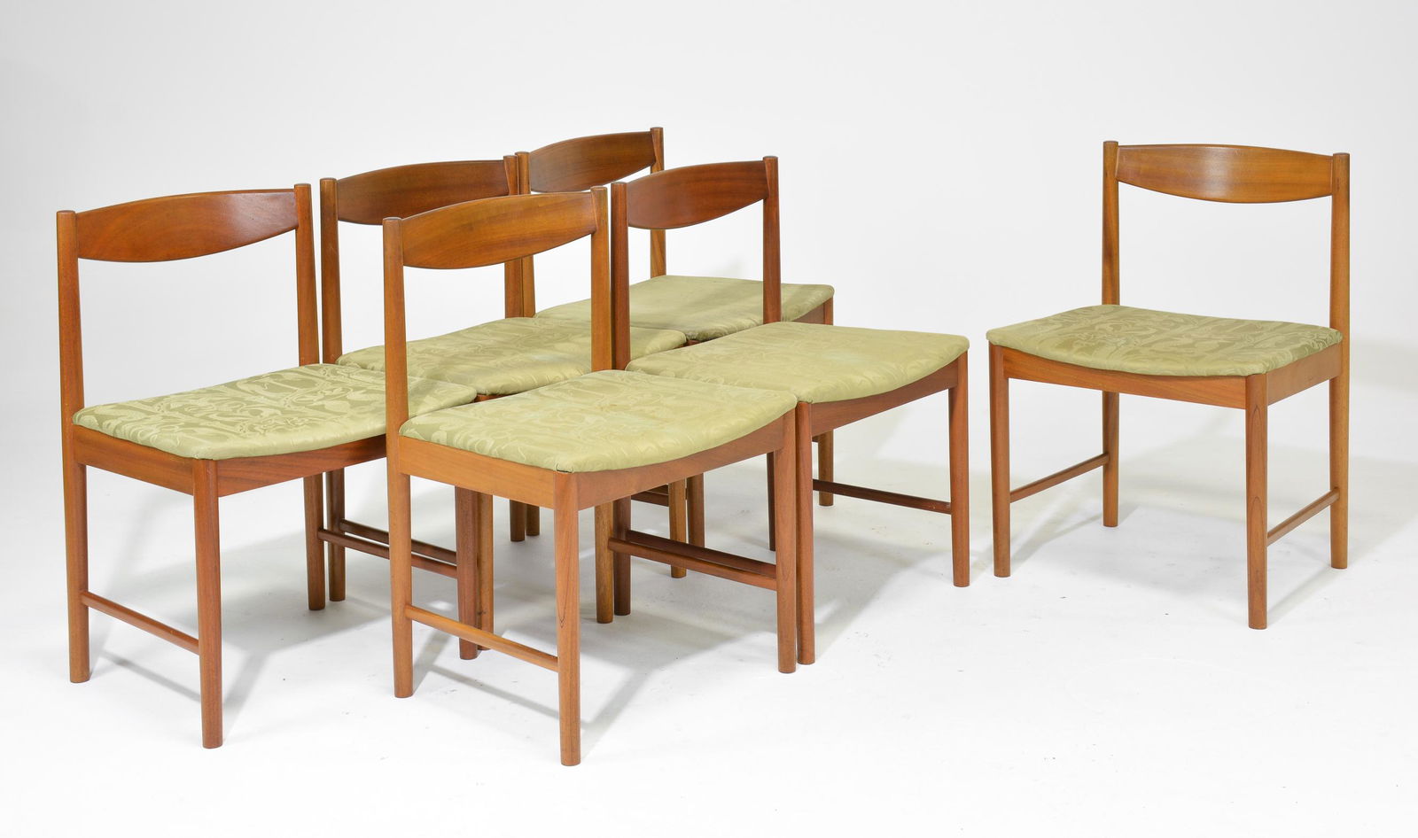 6 Mid Century Modern Teak Dining Chairs (1 of 6)