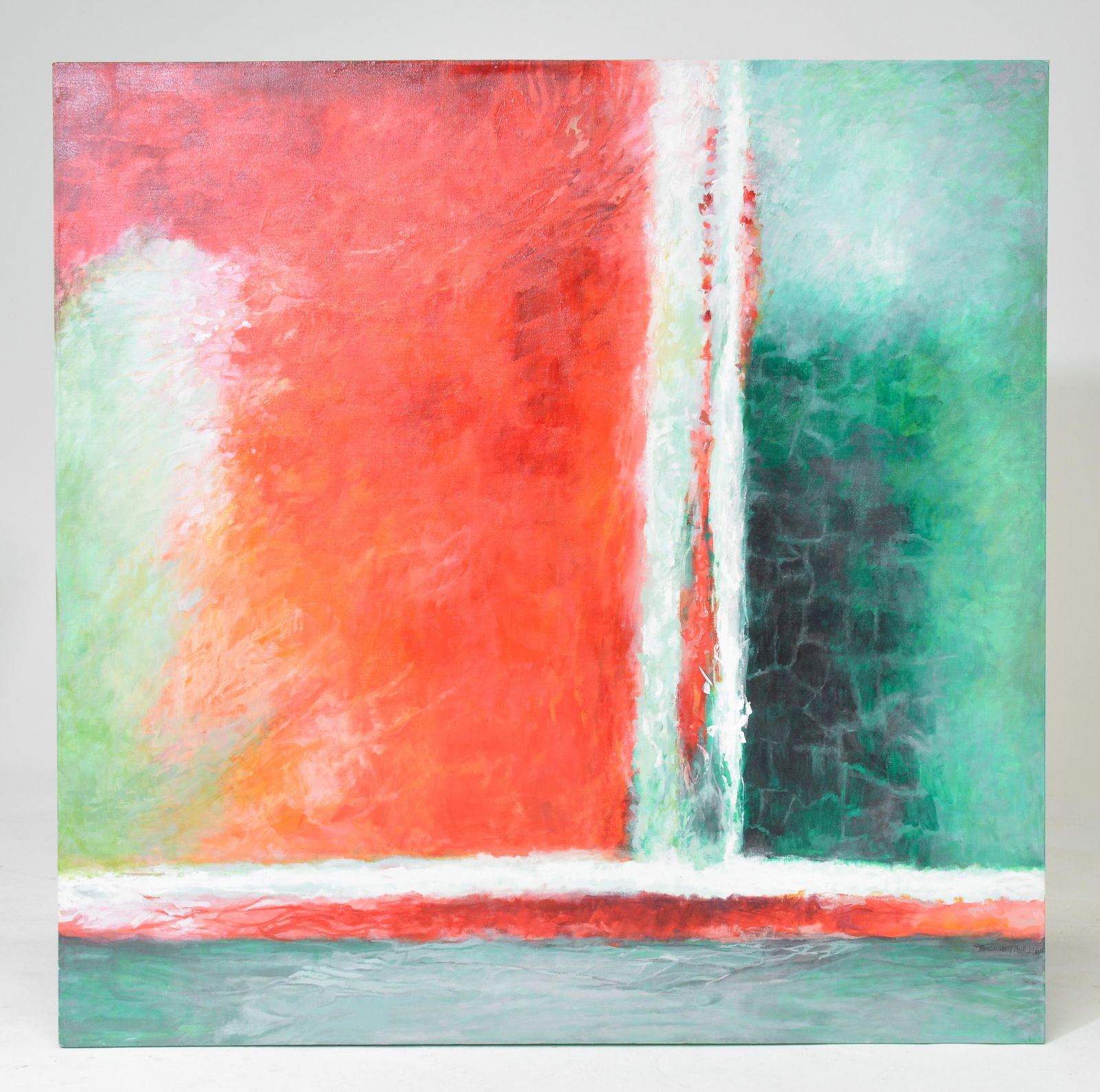 Large Square Modern Abstract Painting (1 of 4)