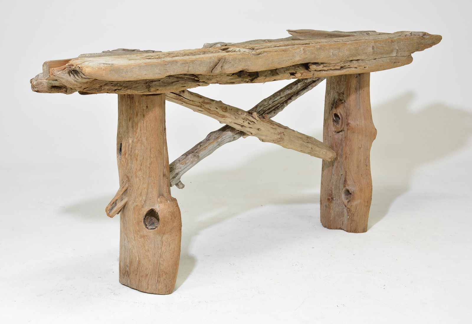 Large Driftwood Console Table (1 of 6)