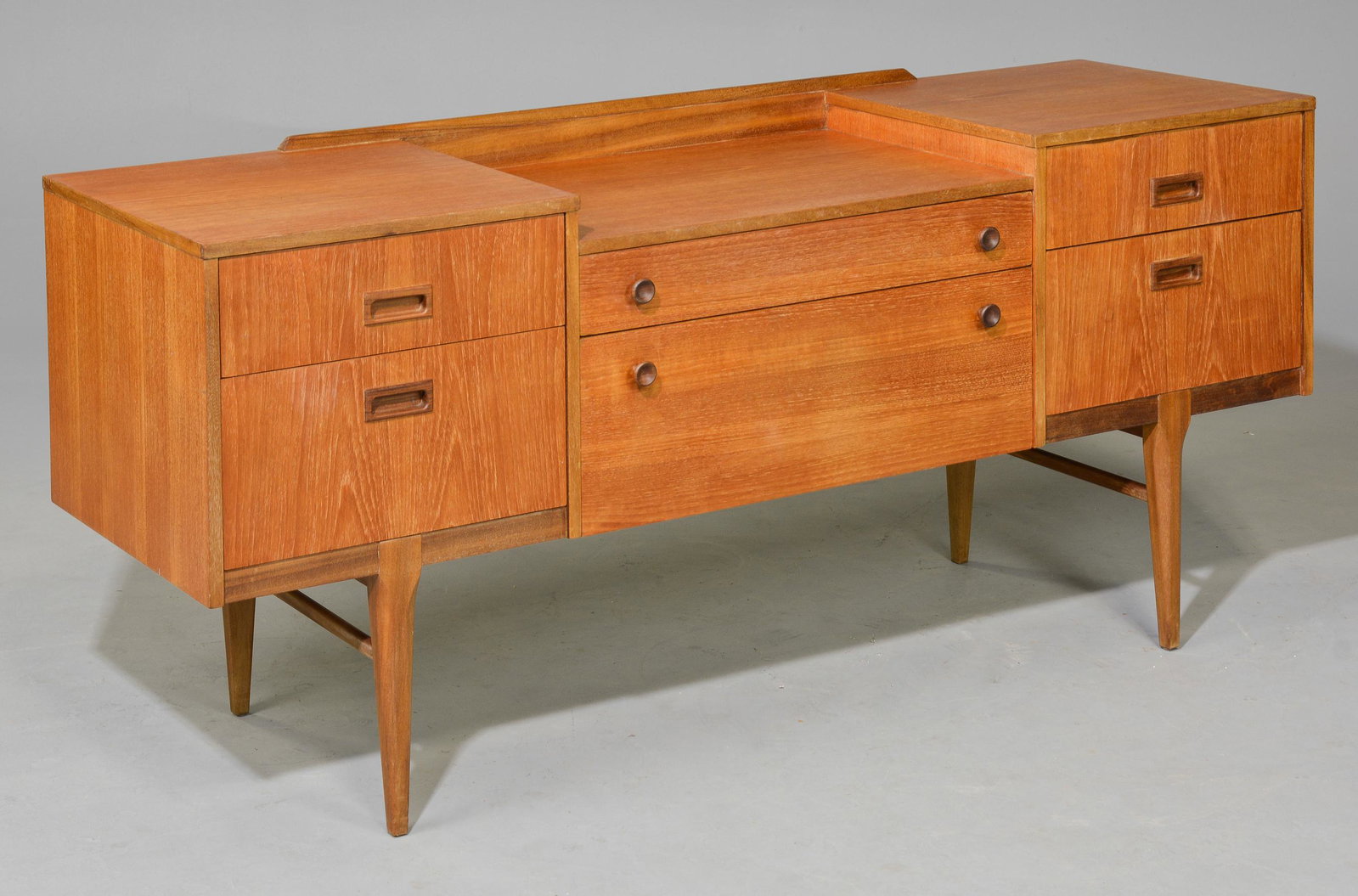 Mid Century Modern Dresser By Nathan: Danish Modern Style Dresser By Nathan 28 in tall x 61 x 18