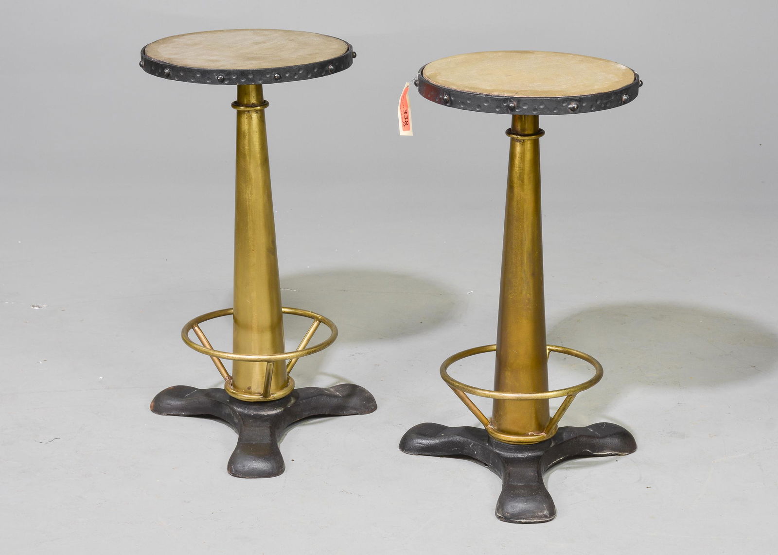 2 Metal / Industrial Style Bar / Counter Stools (1 of 3)