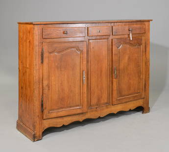 French 2 Door 3 Drawer Buffet: French 2 Door 3 Drawer Buffet - 50 in tall x 67 x 20