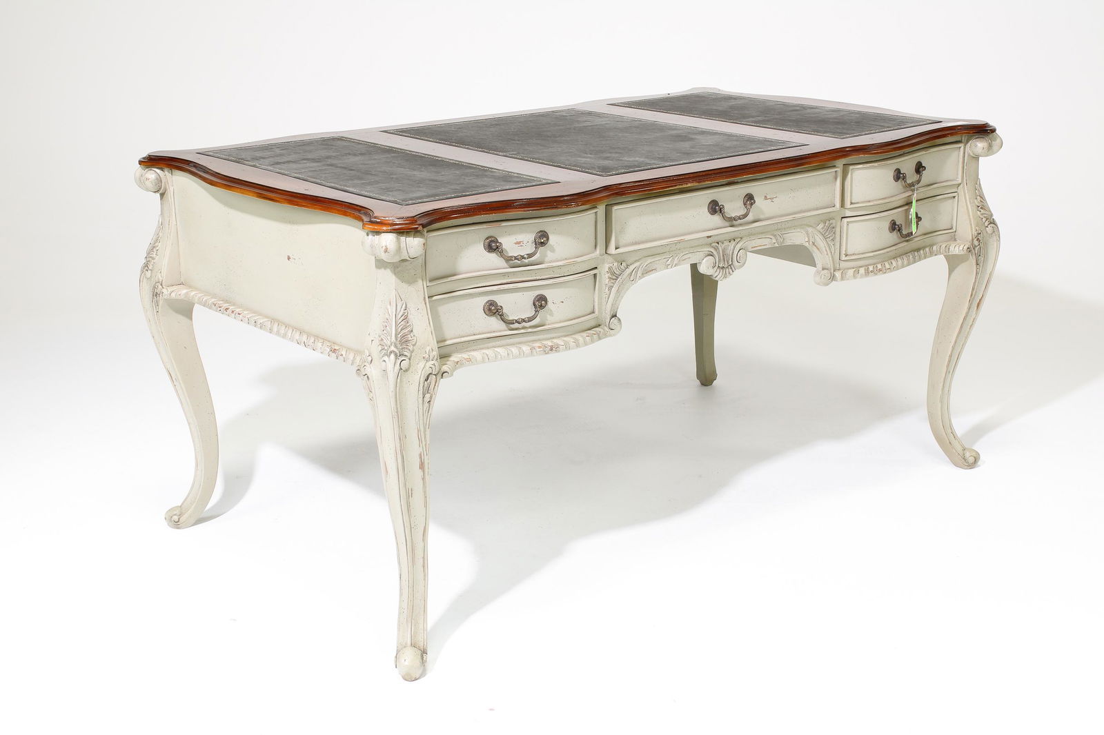 Chateau Blanc Leather Top Writing Desk (1 of 4)