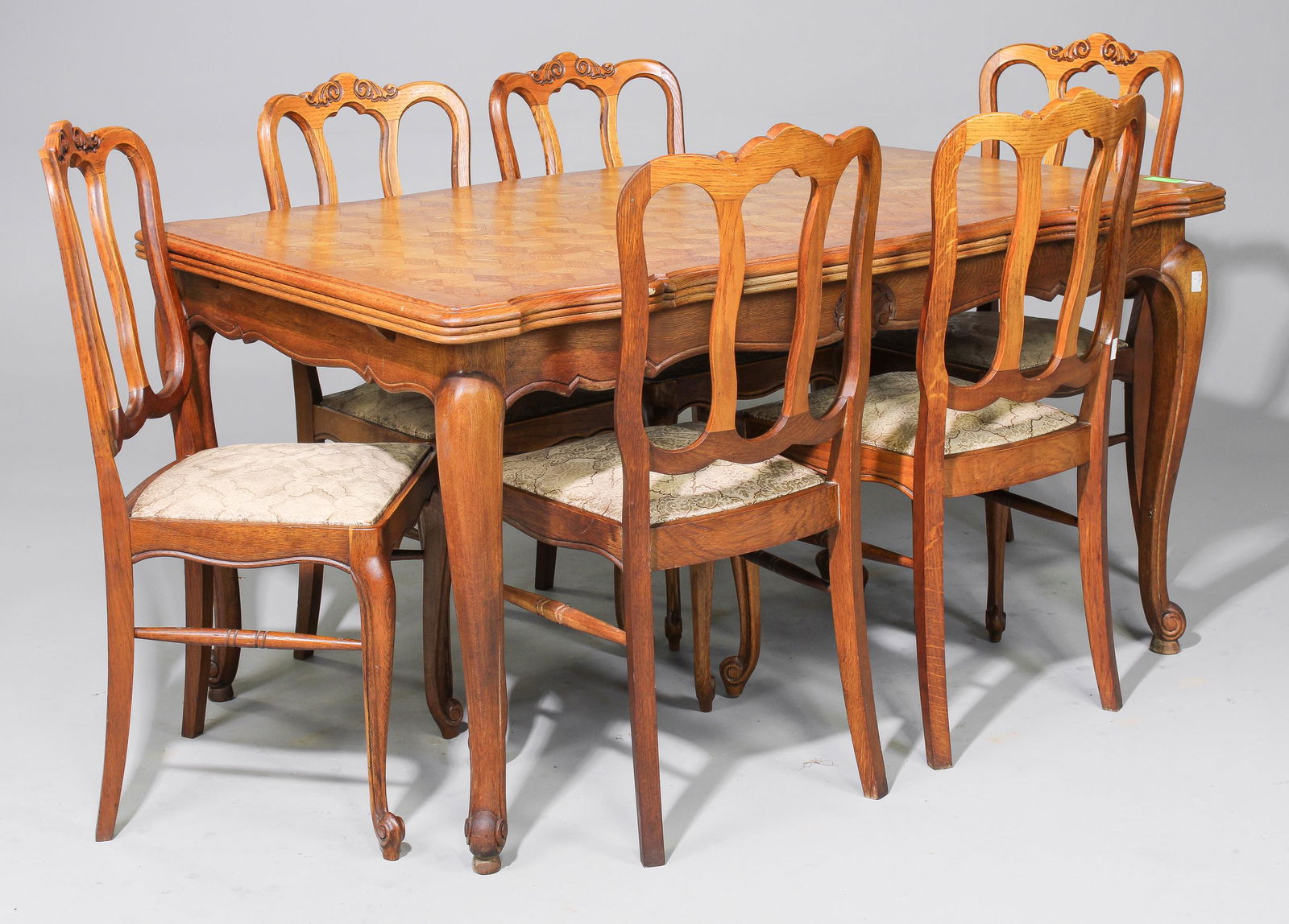 Louis XV Style Dining Table & 6 Chairs (1 of 6)