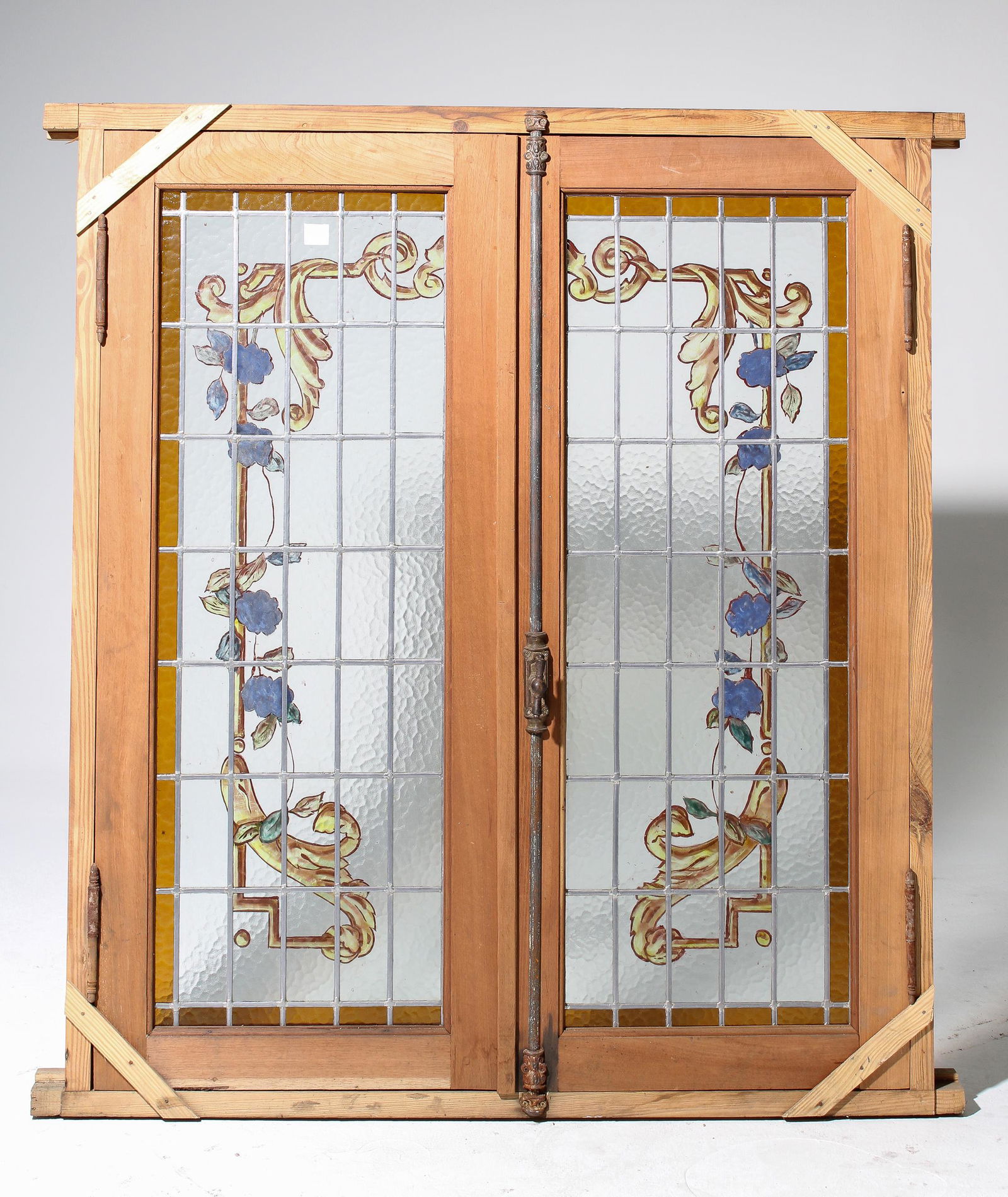 Argentine Stained Glass / Painted Window (1 of 2)