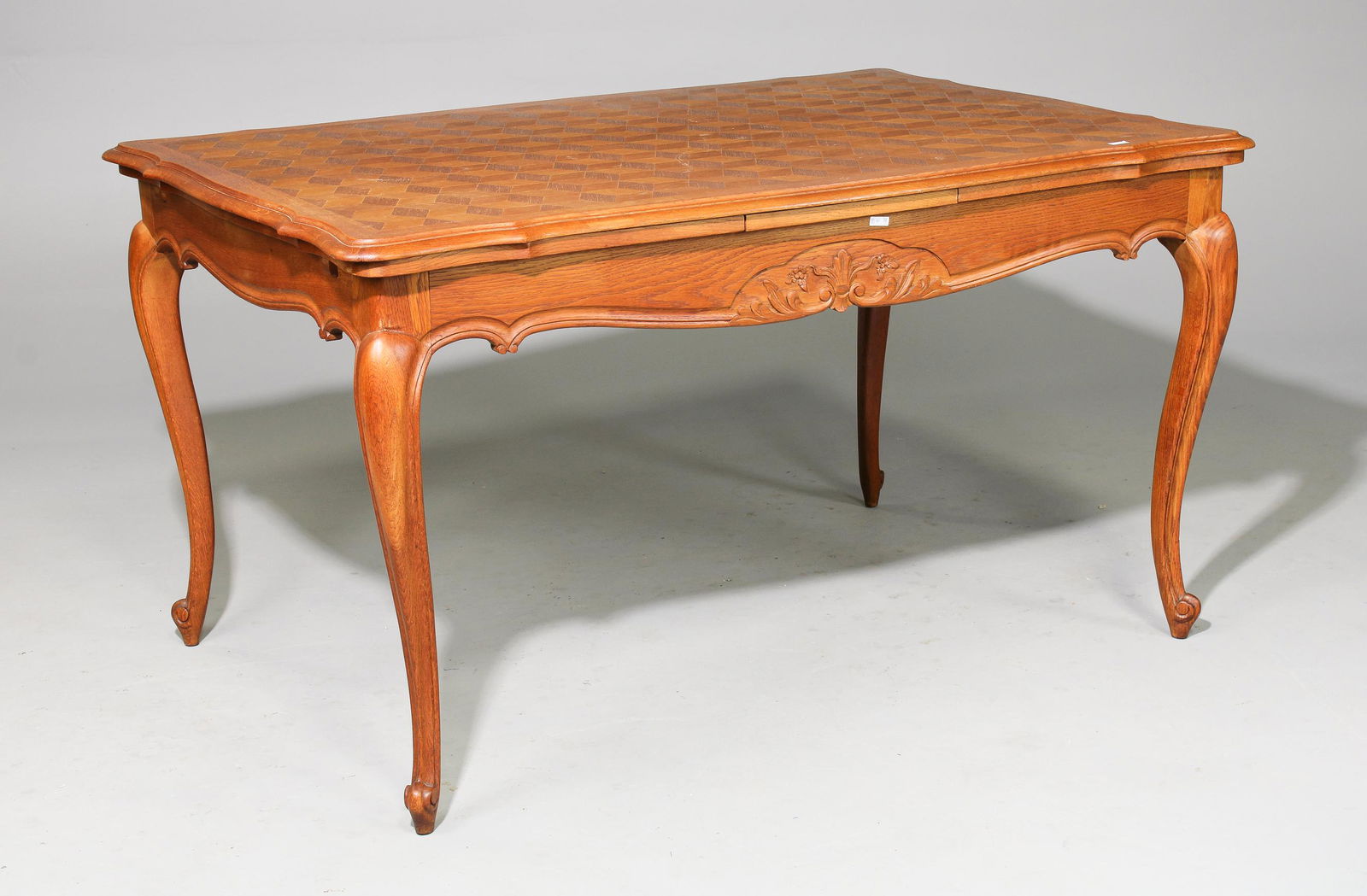 Louis XV Style Oak Draw Leaf Table (1 of 4)