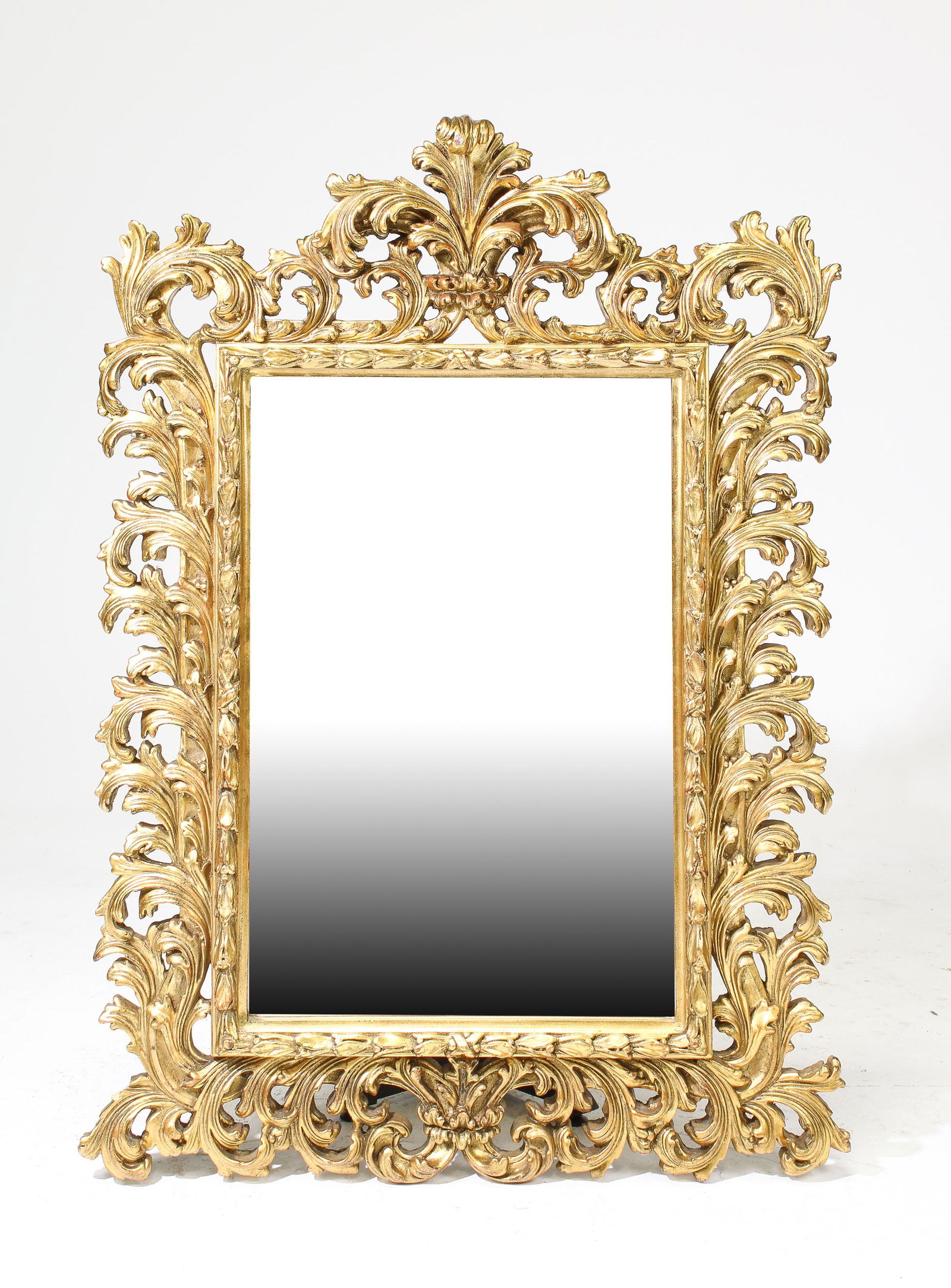 French Style Gold Framed Beveled Mirror (1 of 3)