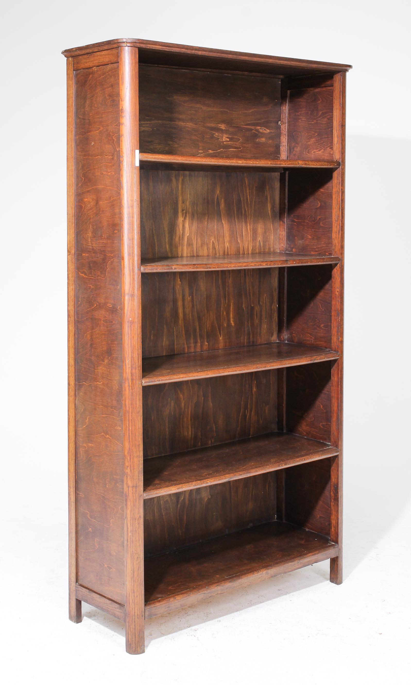 Tall Oak Open Bookshelf (1 of 2)