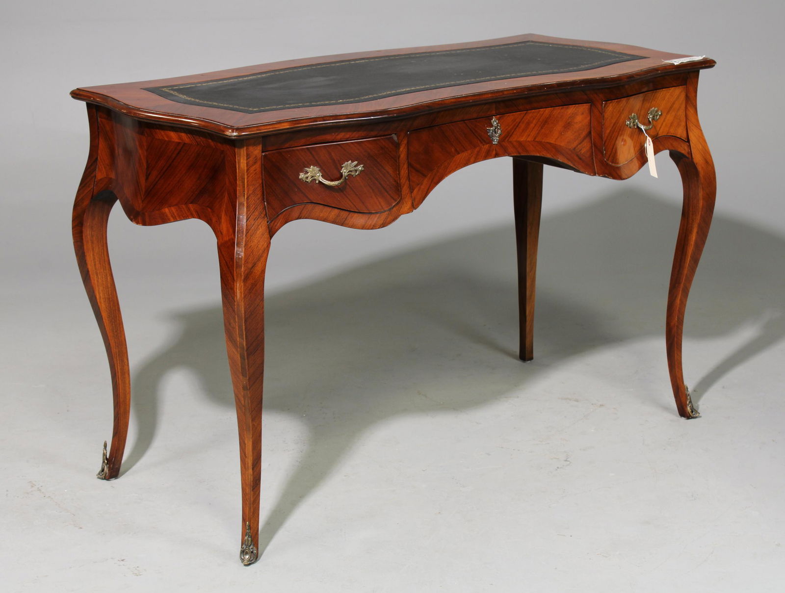 3 Drawer Leather Top Desk / Writing Table (1 of 3)