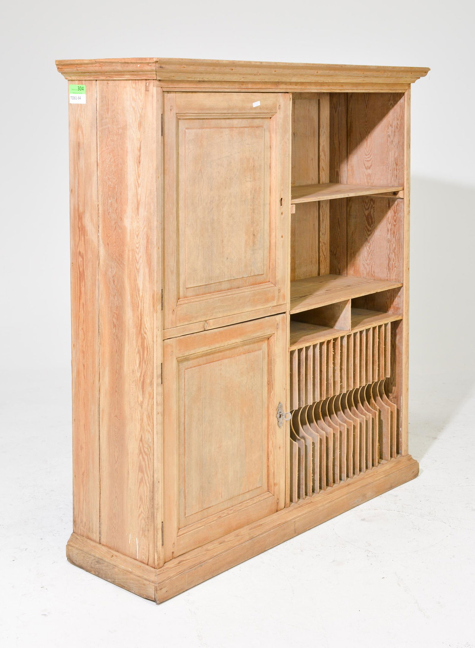 French Bleached Oak Cupboard (1 of 3)