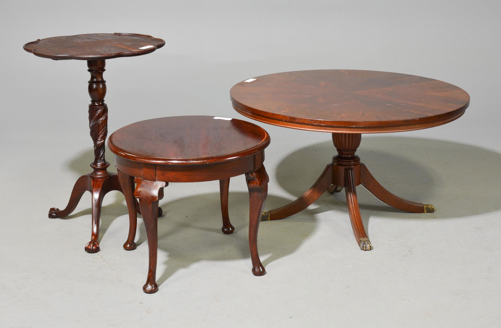 3 English Mahogany Coffee / Side Tables (1 of 4)