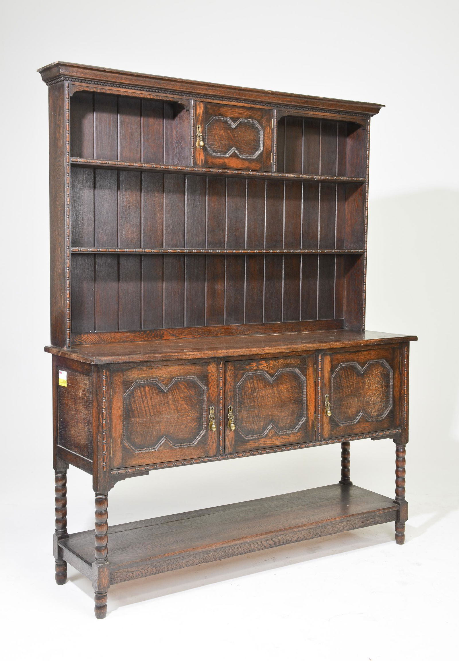 Jacobean Dark Oak Welch Dresser (1 of 3)