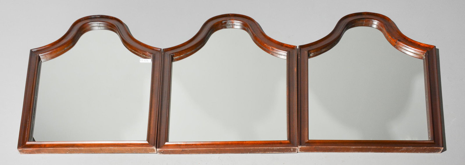 3 Arch Top Mahogany Framed Mirrors (1 of 4)
