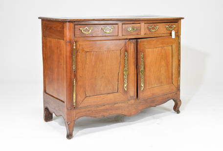 French 3 Drawer 2 Door Cabinet: French 3 Drawer 2 Door Cabinet - 44 in tall x 60 x 26