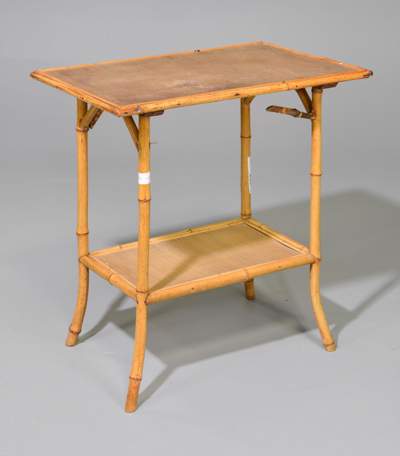 Bamboo 2 Tier Occasional Table (1 of 3)