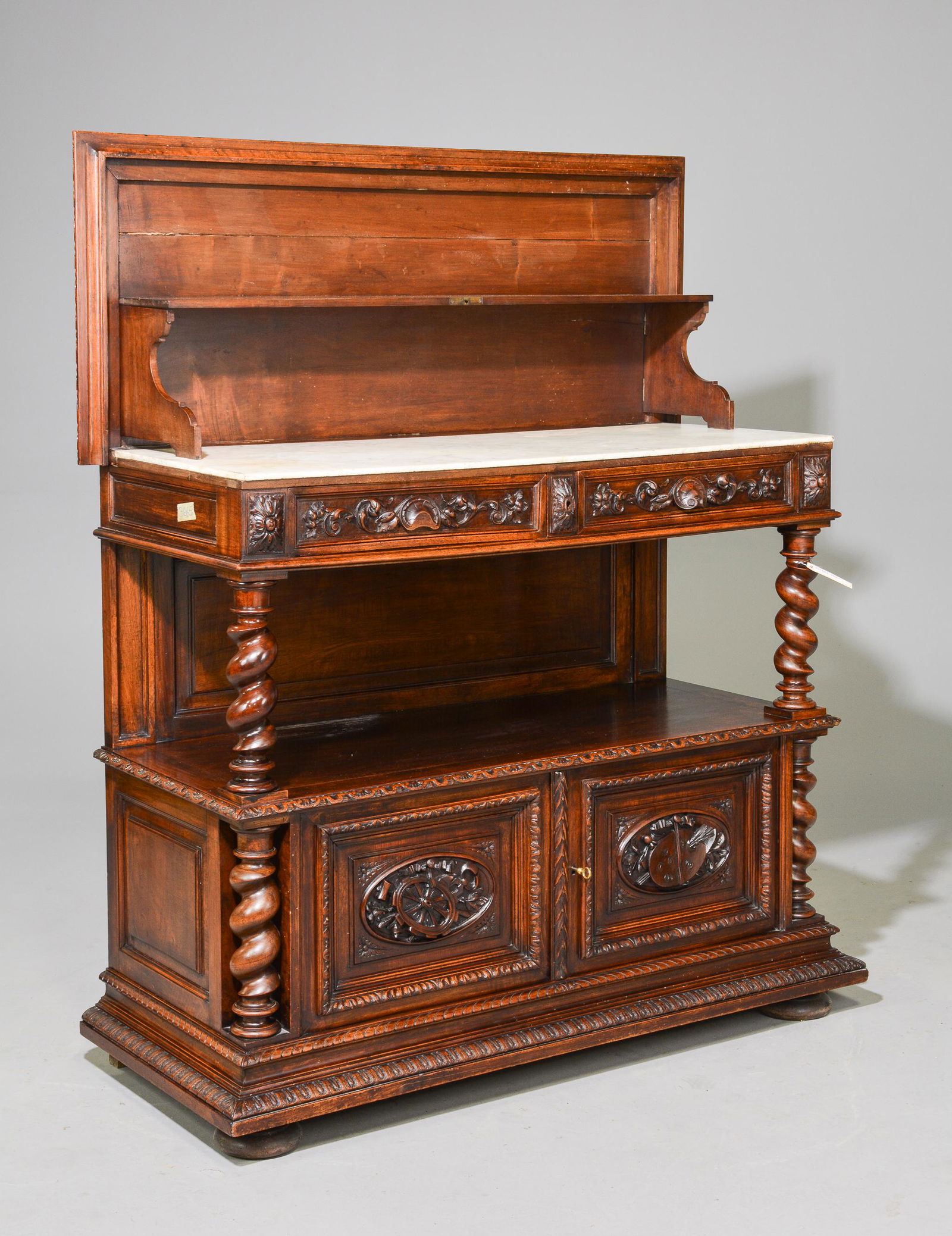 Louis XIII Style Barley Twist Dessert Server (1 of 8)