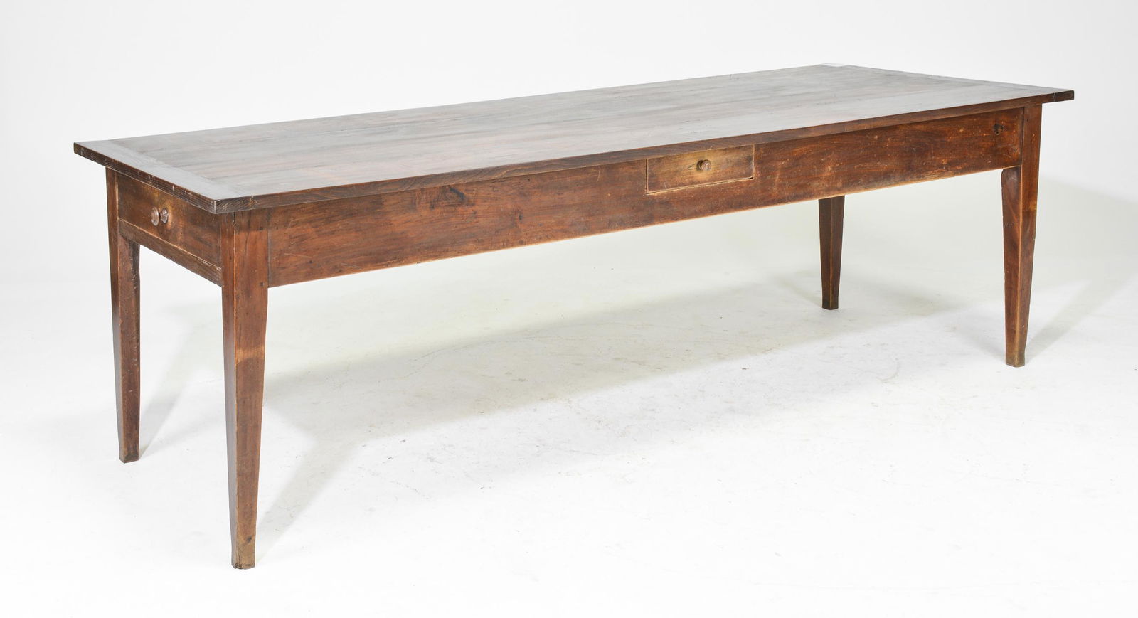 French Large Chestnut Farmhouse Table (1 of 4)