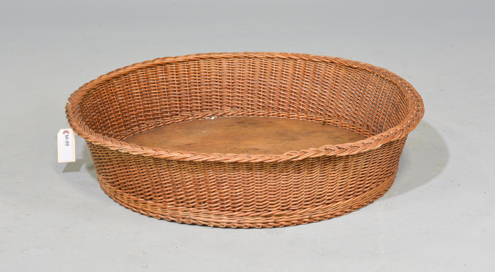 Large Round Wicker Basket (1 of 3)