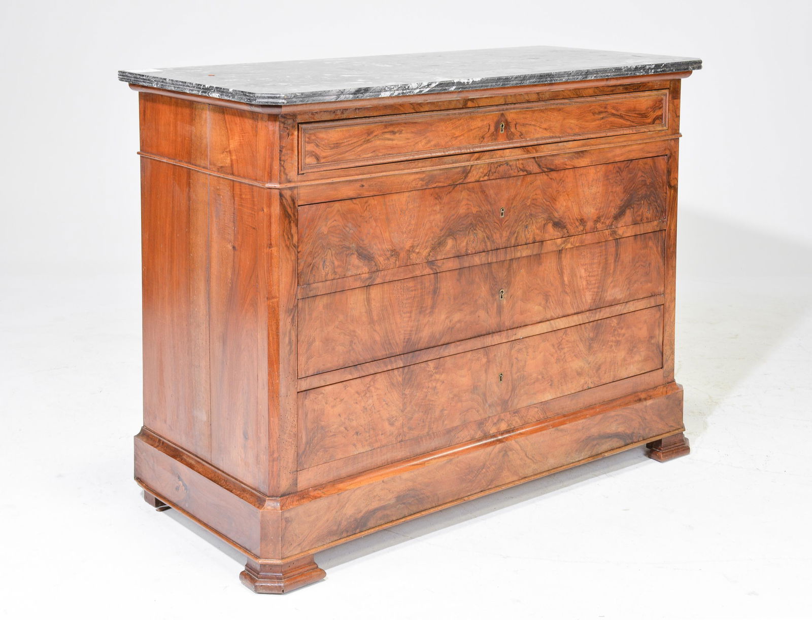 Louis Philippe Style Marble Top Commode (1 of 4)
