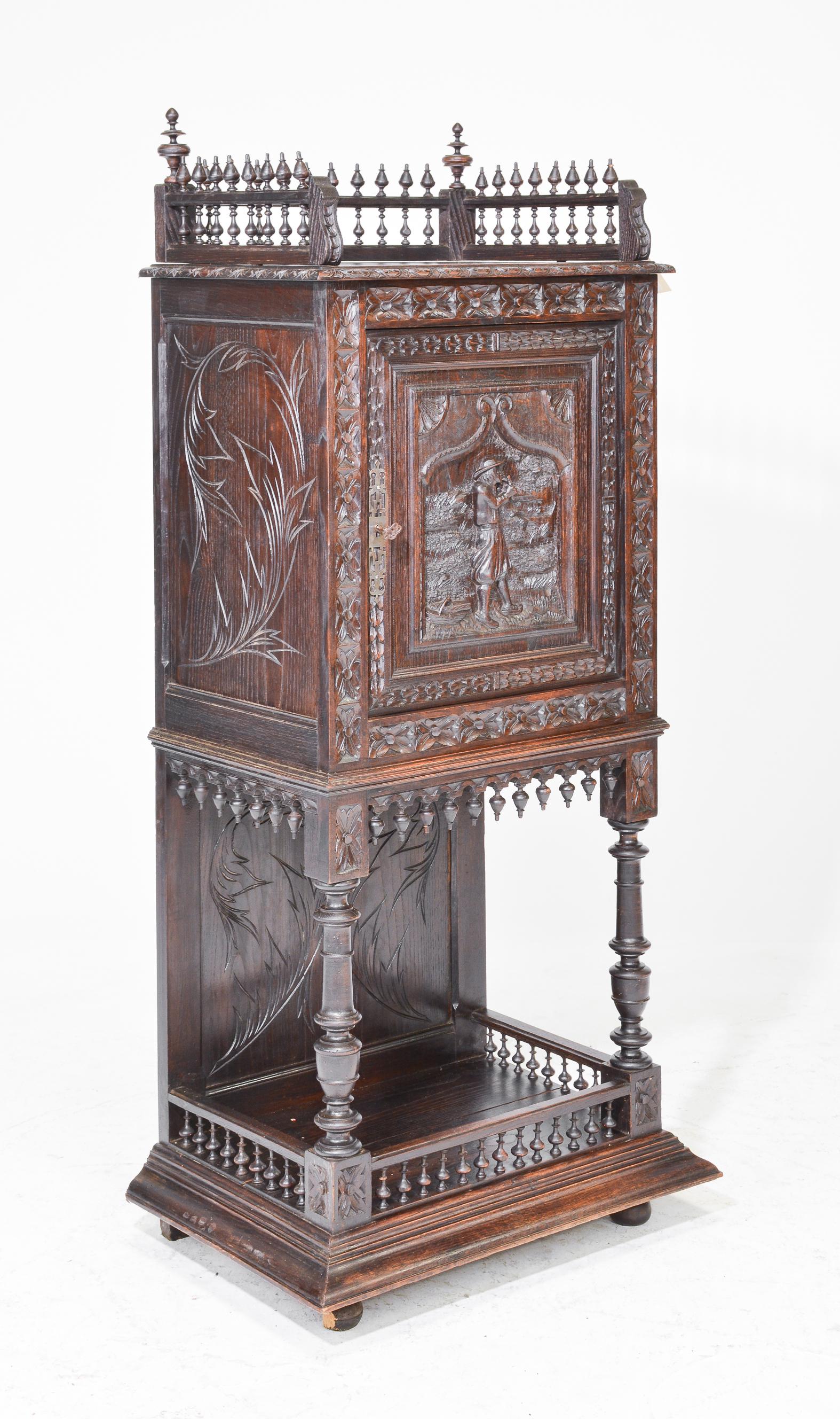 French Breton Style Chestnut Creedence Cupboard (1 of 4)