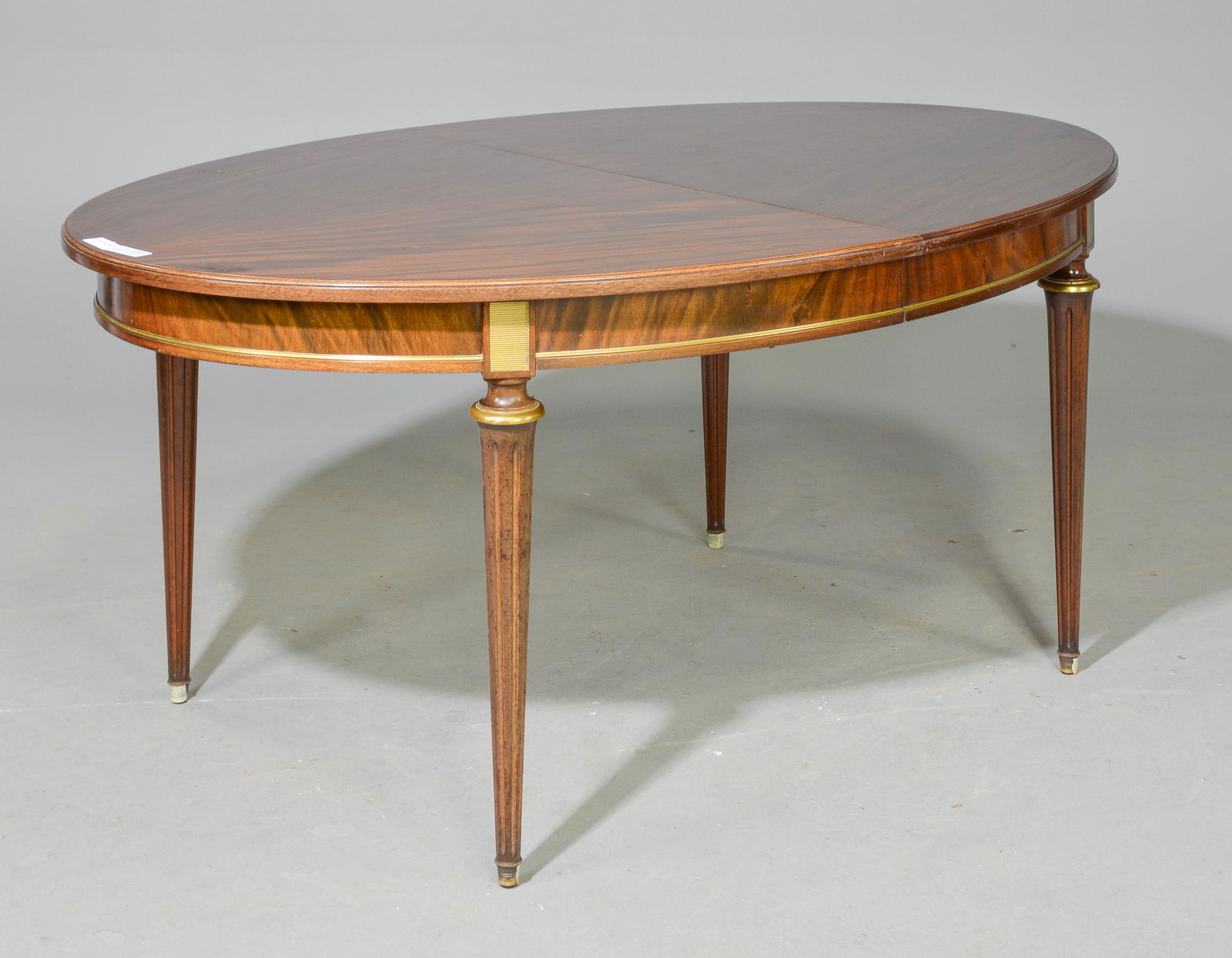 Louis XVI Style Mahogany Oval Table (1 of 3)