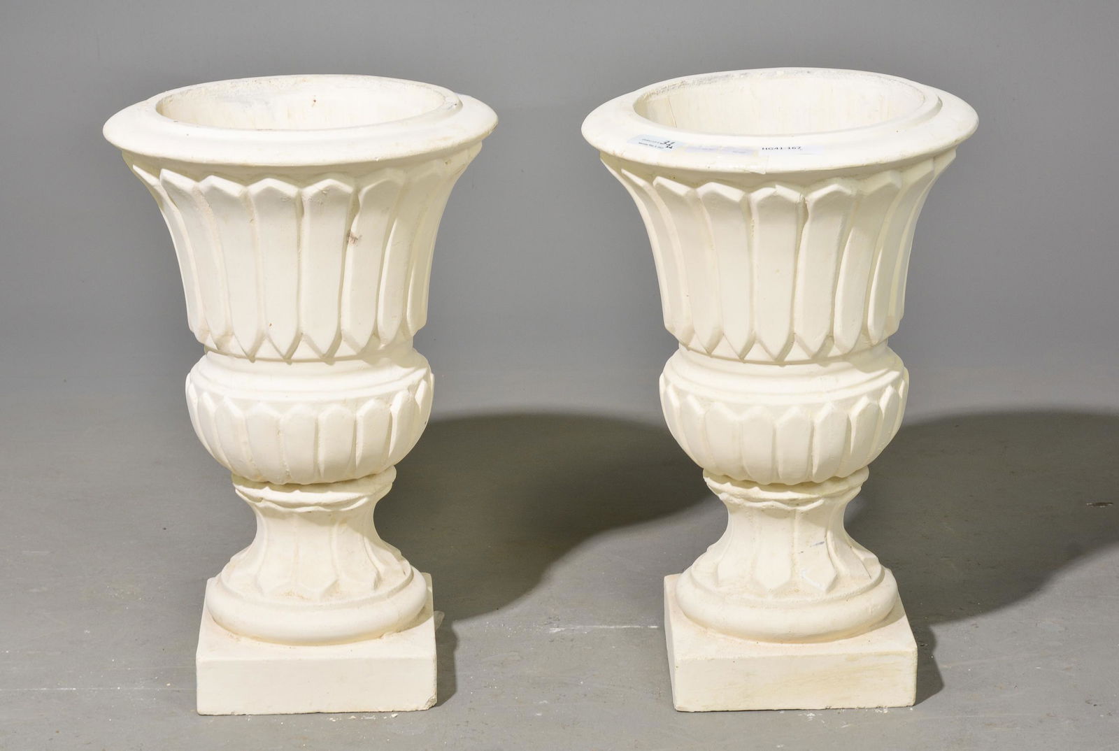 2 Cast Stone / Concrete Planters (1 of 2)