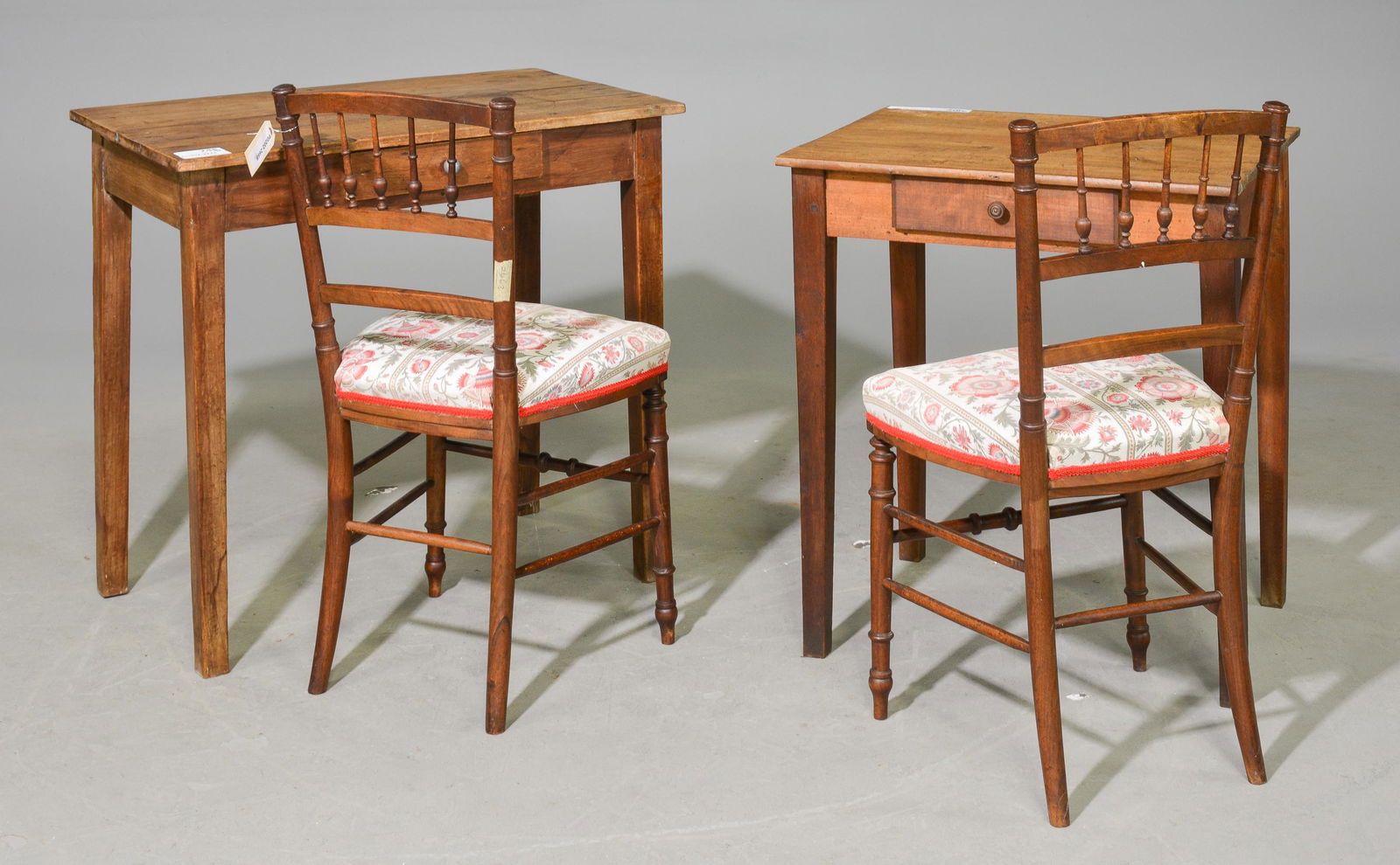 2 French Rustic Tables & Pair of Side Chairs (1 of 4)