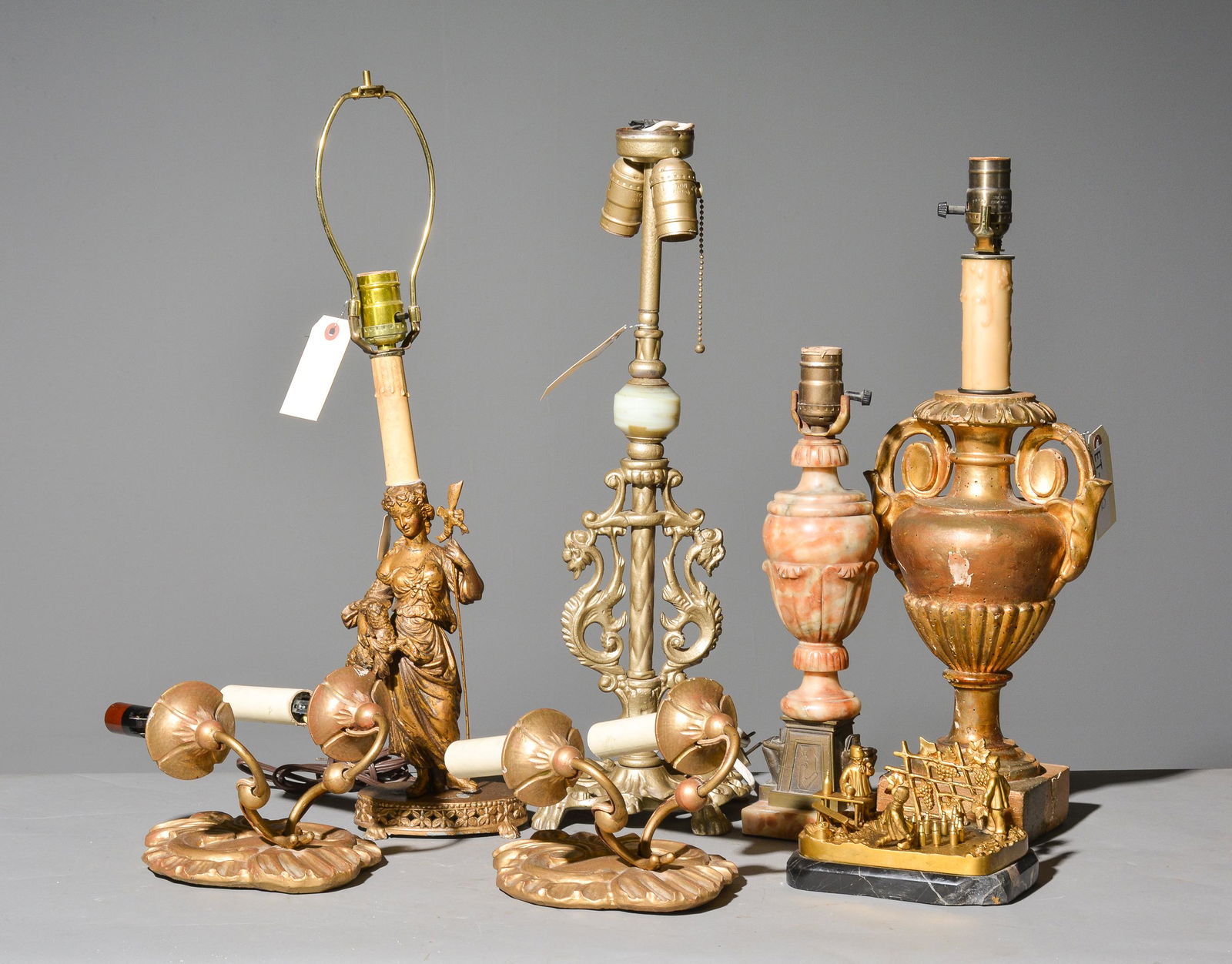 7pcs - Assorted Table Lamps, Sconces, Etc. (1 of 5)