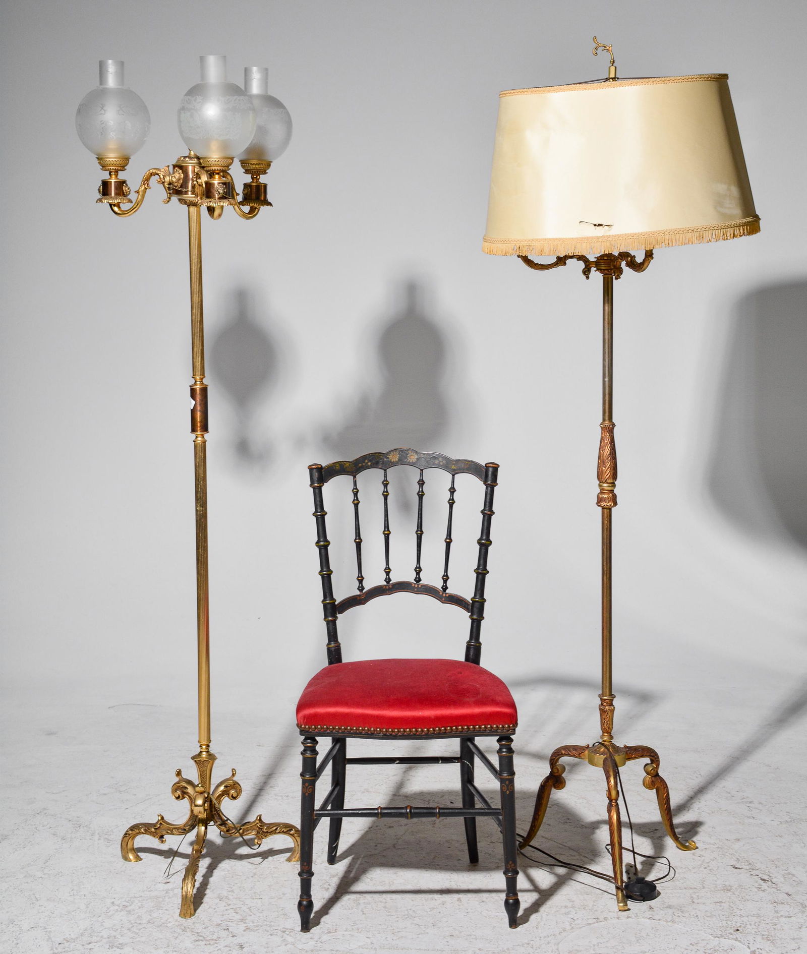 2 Floor Lamps & Side Chair (1 of 3)