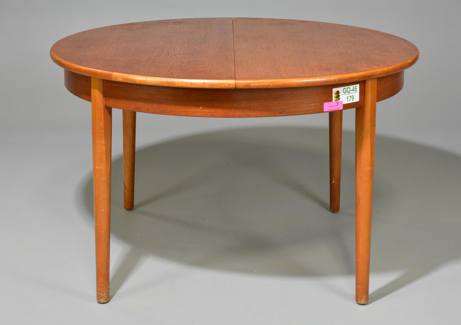 Mid Century Modern Teak Table with Pop Up Leaf (1 of 3)