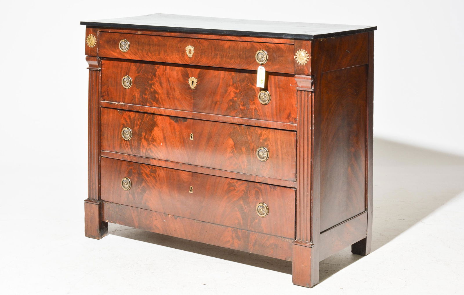 Louis Philippe Style Mahogany Chest / Commode (1 of 4)